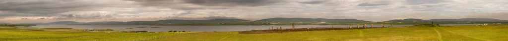 Ring of Brodgar and Loch Harray, Orkney